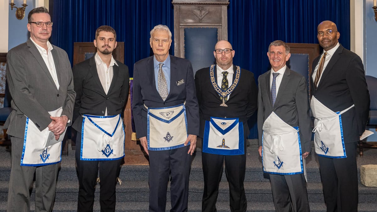Hesperia Lodge No. 411 Initiates Four New Brothers