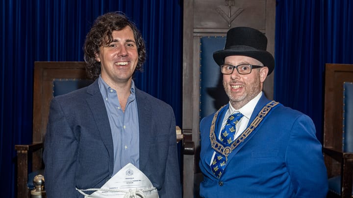 Hesperia Initiates One, Receives Jr. Grand Deacon